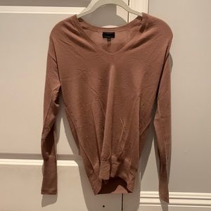 J.Crew women’s featherweight 100% cashmere v neck sweater